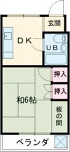 八千代ハイツの間取り画像