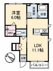 シャーメゾン フェリースの間取り画像