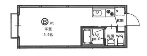 ニホコーポラスⅡの間取り画像