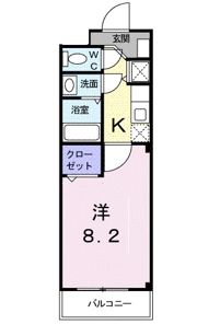 シェルブール西院の間取り画像