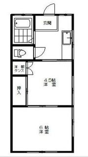 まるみアパートの間取り画像