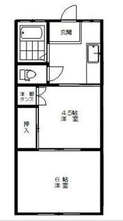 まるみアパートの間取り画像