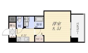 コスモシティーいづろの間取り画像