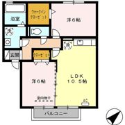 Stone Hills(ｽﾄｰﾝﾋﾙｽﾞ) Kの間取り画像
