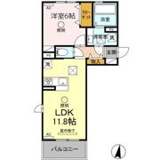 Lavie belle(ラヴィ ベール) A棟の間取り画像