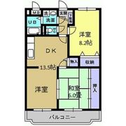 駒西ハイツIIの間取り画像