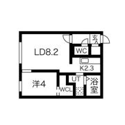 Livease kitamaruyama(リヴィースキタマルヤマ)の間取り画像