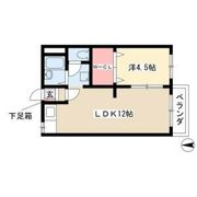 ツインズ新川Bの間取り画像