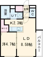 コンフォルト水車町の間取り画像