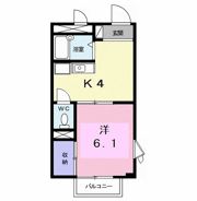 サンハイツ広久手Bの間取り画像