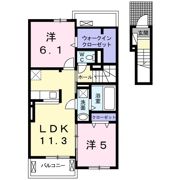 ポラールCの間取り画像