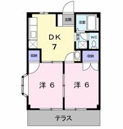 コーポシャインⅡの間取り画像