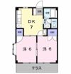 コーポシャインⅡの間取り画像