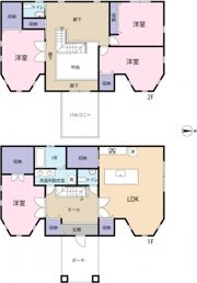 半済戸建の間取り画像