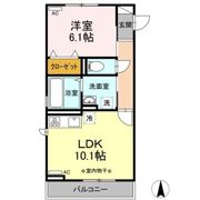 コモンリード華孝 山王の間取り画像