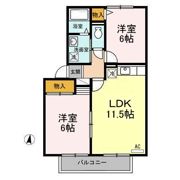 ベルクフロイデの間取り画像