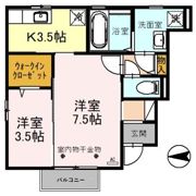 モダンコート絢の間取り画像