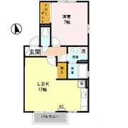 花･水･木の間取り画像