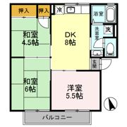 サンファミール Bの間取り画像