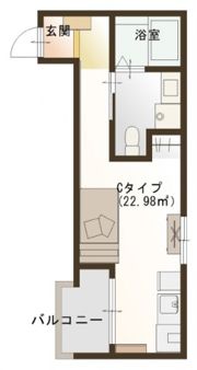 PREGO（プレーゴ）城内の間取り画像