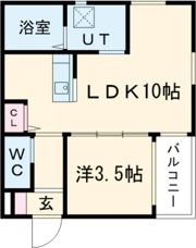 メルヴェイユ二ツ杁の間取り画像