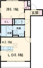 フォーリアの間取り画像