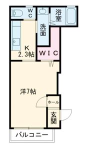 MC Village(エムシービラージュ)B棟の間取り画像