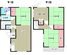 泰正土師借家の間取り画像