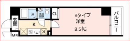 Sky Matsudoの間取り画像