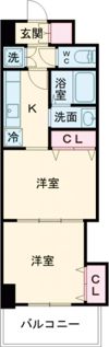 グランディ下曽根の間取り画像