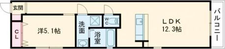 ブロンテ東加古川の間取り画像