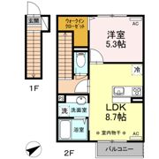 アンソレイエⅢの間取り画像