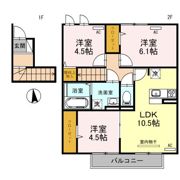 ヒルパストラルⅢの間取り画像