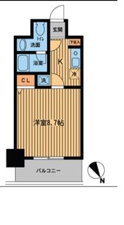 プライムアーバン門前仲町の間取り画像