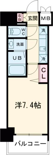 プレサンス今池駅前フェルディノの間取り画像