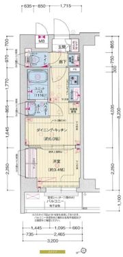 プレサンス ジェネ 赤羽 真正寺坂の間取り画像