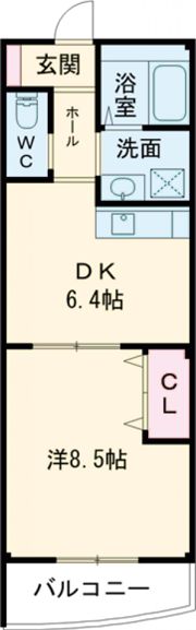アベニールKの間取り画像