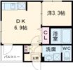 スカイシャイン黒川の間取り画像