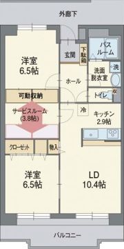ガーデンヒルズ アザレアの間取り画像