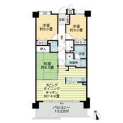 ライオンズマンション三好ヶ丘の間取り画像