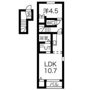 タウンコート上杉の間取り画像