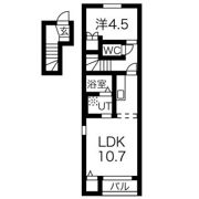 タウンコート上杉の間取り画像