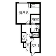 ネオスカイ東山形の間取り画像