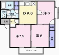 ハイツ渚の間取り画像
