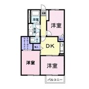 イーストヒルズの間取り画像