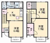 ニューカム21の間取り画像