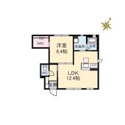 メゾンエストマルス B棟の間取り画像