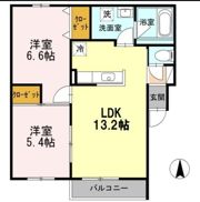 メイテルハイム平岸の間取り画像
