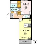 エースコートⅢの間取り画像