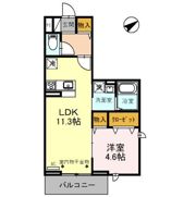 クレールKの間取り画像